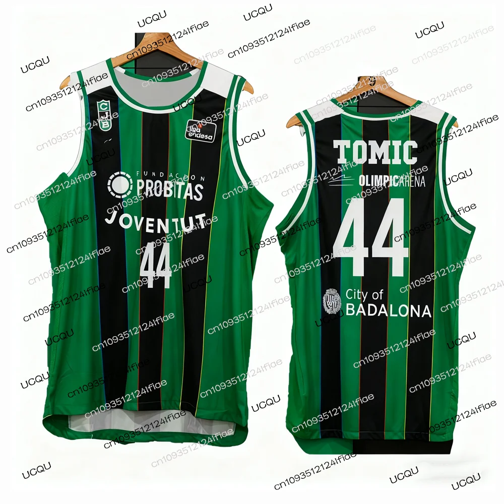 2026 Joventut Spain Europe Basketball Game Jersey Vest, Fan Special Jersey Kit, Kids Basketball Quick-Drying Sweatshirt