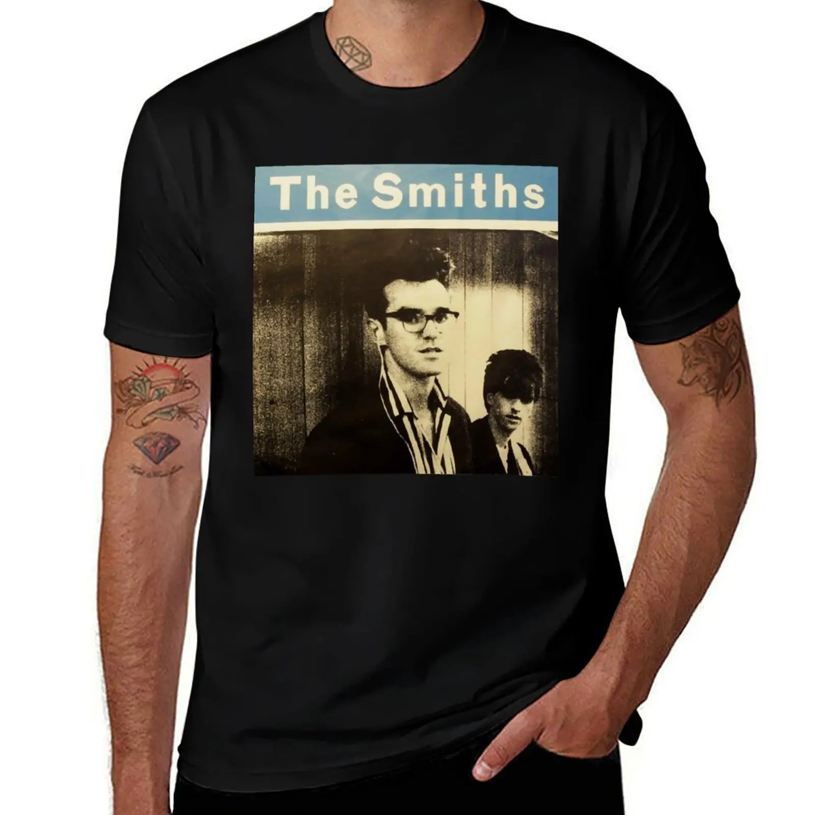 

Funny Men Retro Smiths Vintage Awesome For Music Fan T-Shirt Plus Size Loose Short Sleeve Top