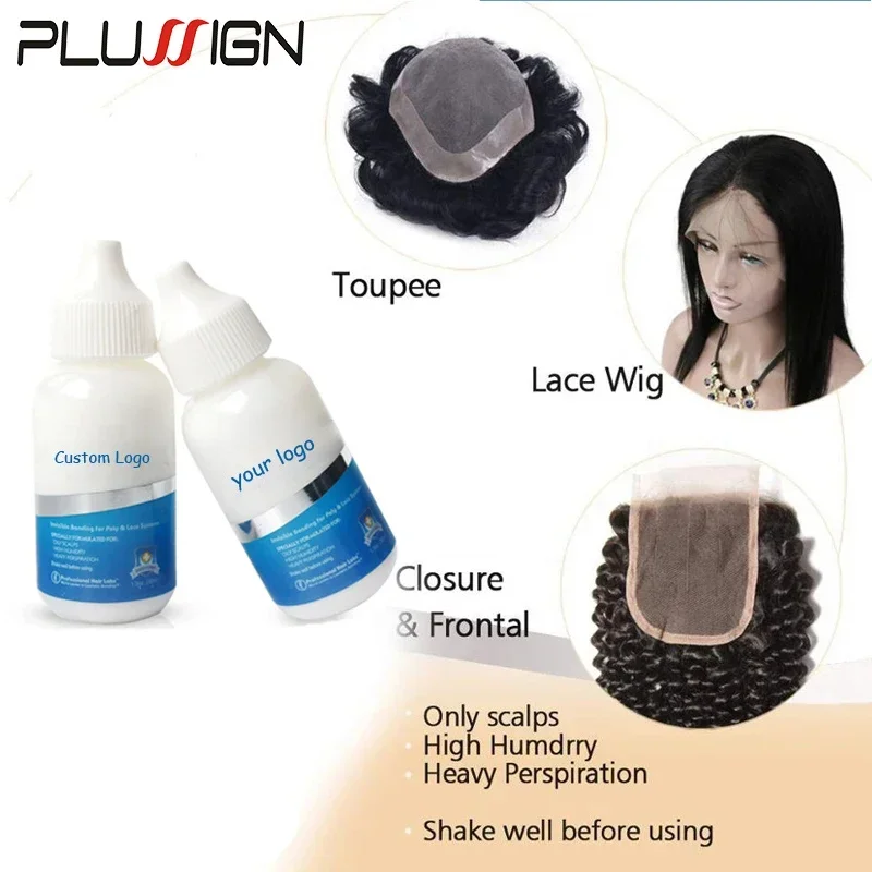NEW Plussign Hair Wig Glue With Remover Super Lace Glue Kit For Lace Wigs Waterproof Toupee Closure Hair Glue Remover Wig image 5