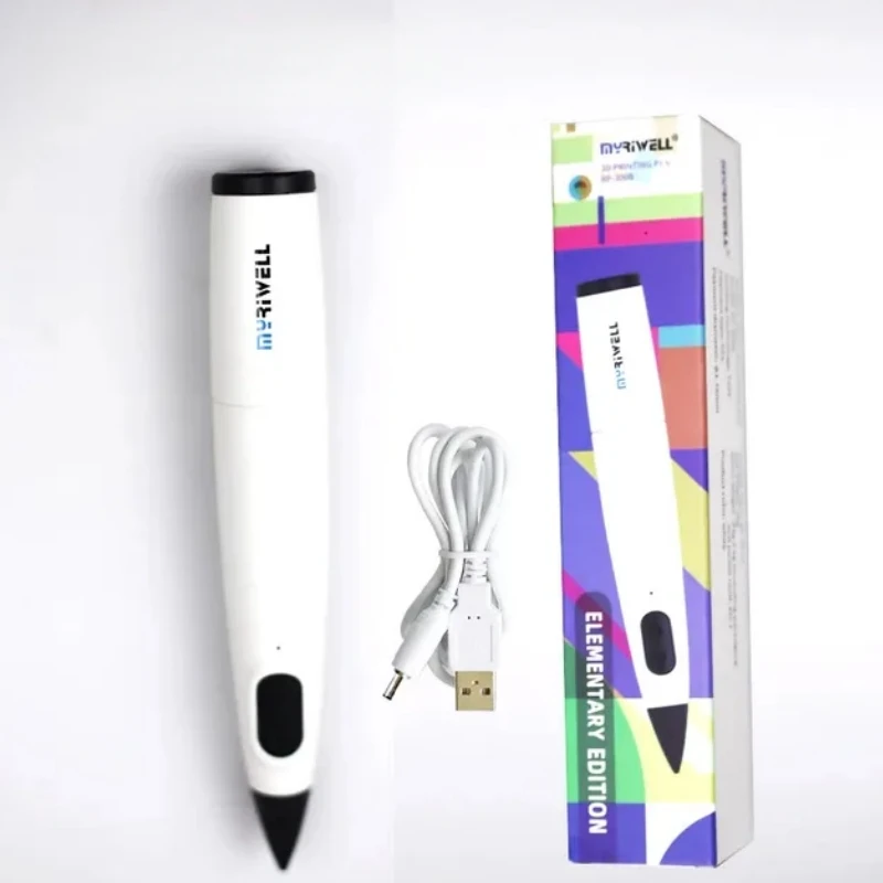 1 Stück USB-betriebener 3D-DIY-Druckstift, kompatibel mit PCL-Faser- und Low-Temp-Extruder, USB-betrieben (keine Batterie erforderlich)