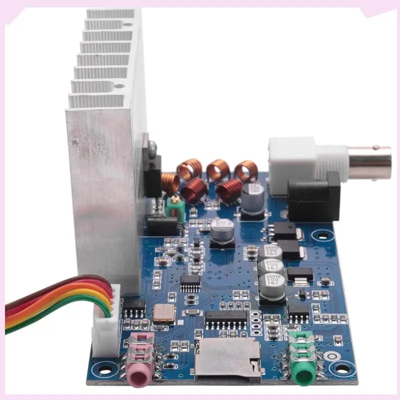 B24B 2X Assembled 0.5W-7W FM Transmitter Radio Station PLL Stereo Digital Frequency + LCD Digital Display Adjustable Volume