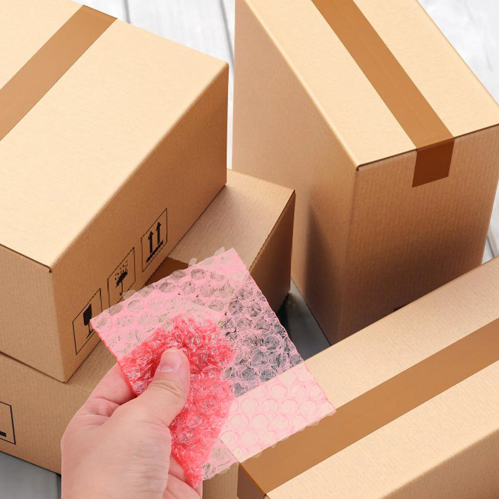 

100pcs Anti Static Bubble Film Bags Shockproof Protective Packaging Pouches for Shipping Storage Envelopes PE Mailers
