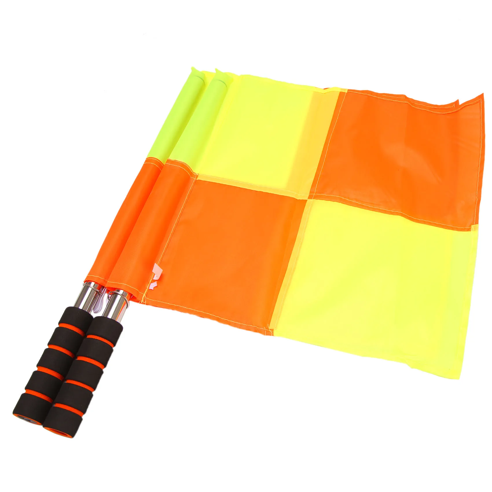 SDFC Soccer Referee Flags with Carrying Bag Football Judge Linesman Sideline Fair Play Sports Match Flags Referee Equipment