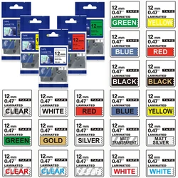 6mm 9mm 12mm 18mm 24mm Laminated Label Tape Compatible Brother P-Touch TZe TZ 231 131 Laminated Label Tape for Brother PT-H107B