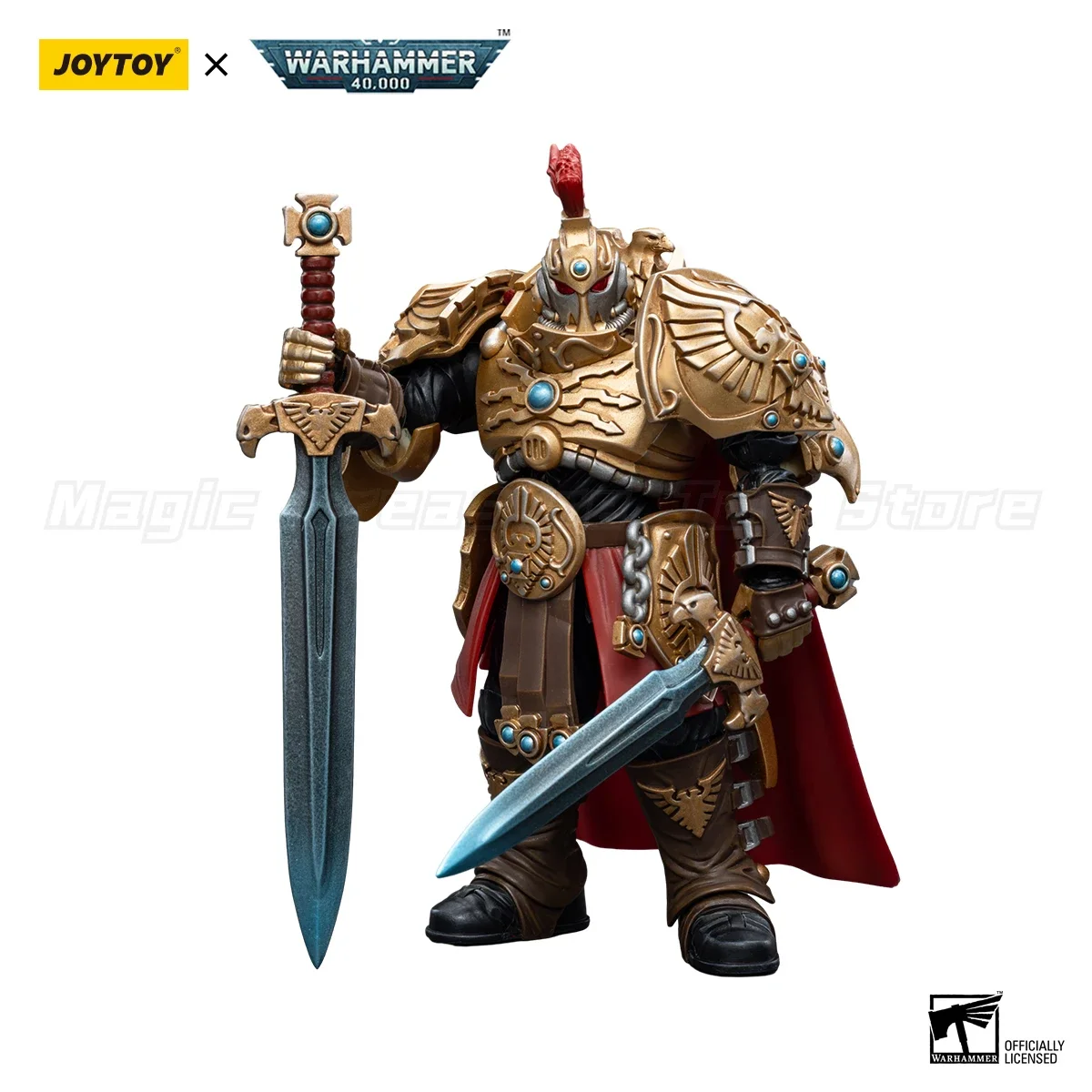 【24 Hours Delivery】JOYTOY 40K Adeptus Custodes Blade Champion 1/18 Action Figure