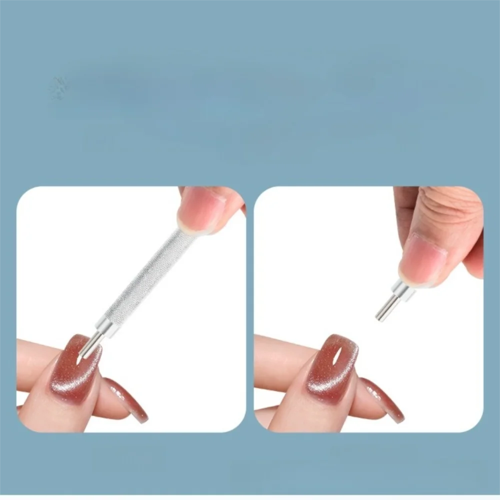 

Iron Nail Magnetic Bar Manicure Tool Multifunctional Double-end Manicure Magnetic Bar Matching Nail Art Cat Eye