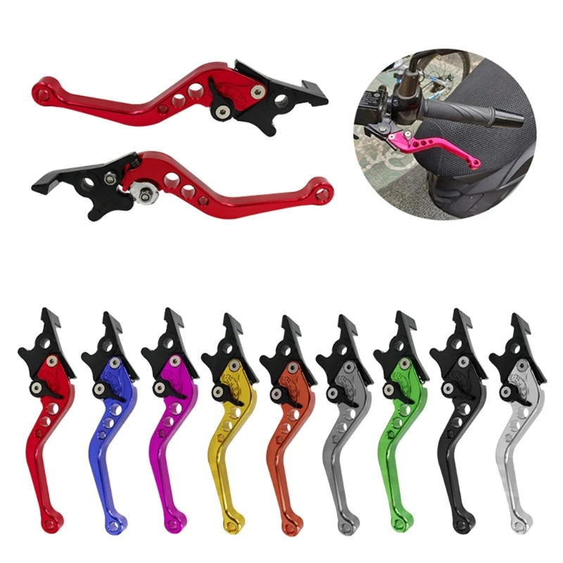 

Adjustable Double Disc Brake Motorcycle Modification Accessory Double Disc Brake Handle Lever for Scooters Electric Bike