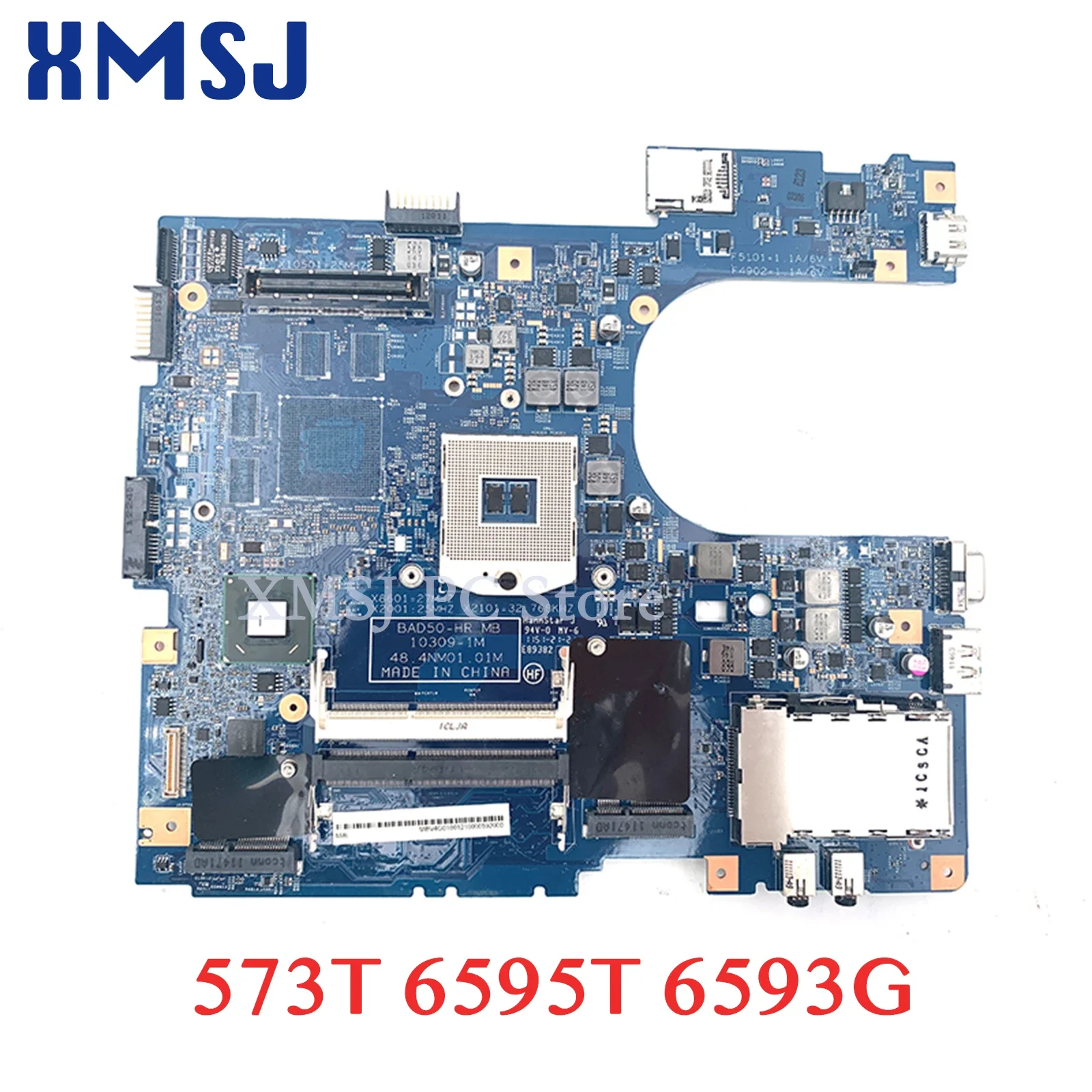 XMSJ For ACER TravelMate 8573T 6595T 6593G Motherboard 10309-1M 48.4NM01.01M MBV4B01001 MBV4C01002 MBV4E01002 MBV4G01001