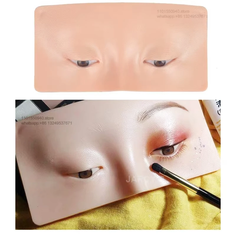 Reusable Makeup Practice Board Perfect Aid To Silicone Face Practice Skin Mannequin Pad Bionic Skin Make Up Training Supplies