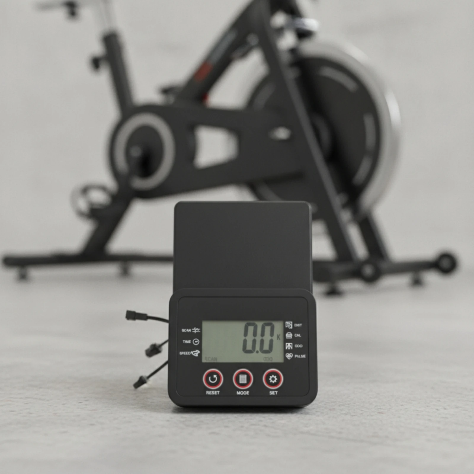 Fitness Bike Instrument Console Compact LCD Speedometer Odometer Replacement Console Lightweight for Cyclists, Indoor Cycling view 6
