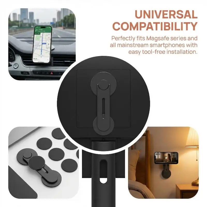 

Magnetic Phone Holder For Laptop Phone Holder Magsafe Laptop Phone Side Cell Phone Stand Mount