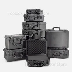 Plastic Safety Toolbox Equipment Case Toolbox Waterproof Hard Case Tool Box Pelican Case Storage Suitcase With Foam For Tools