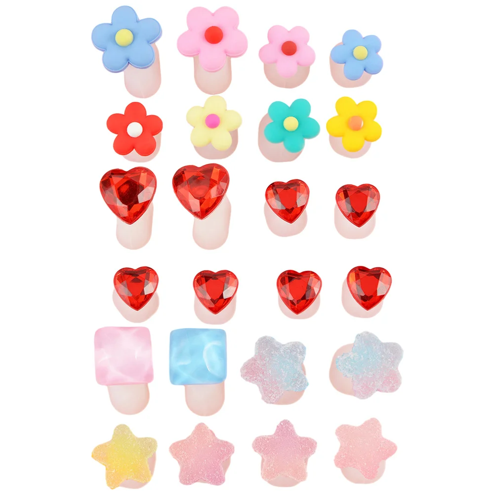 

24 Pcs Divider Manicure Finger Splitter Nail Polish Toe Separators Japanese-style for Women Pedicure Nails Pedicures