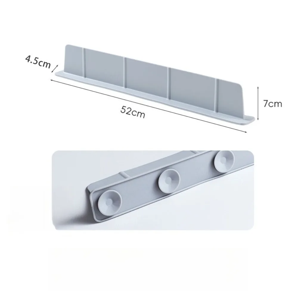 52cm Silicone Sink Suction Cup Water Blocking Strip, Kitchen Sink Splash Guard, Raised Sink Waterproof Blocking Strip Pad