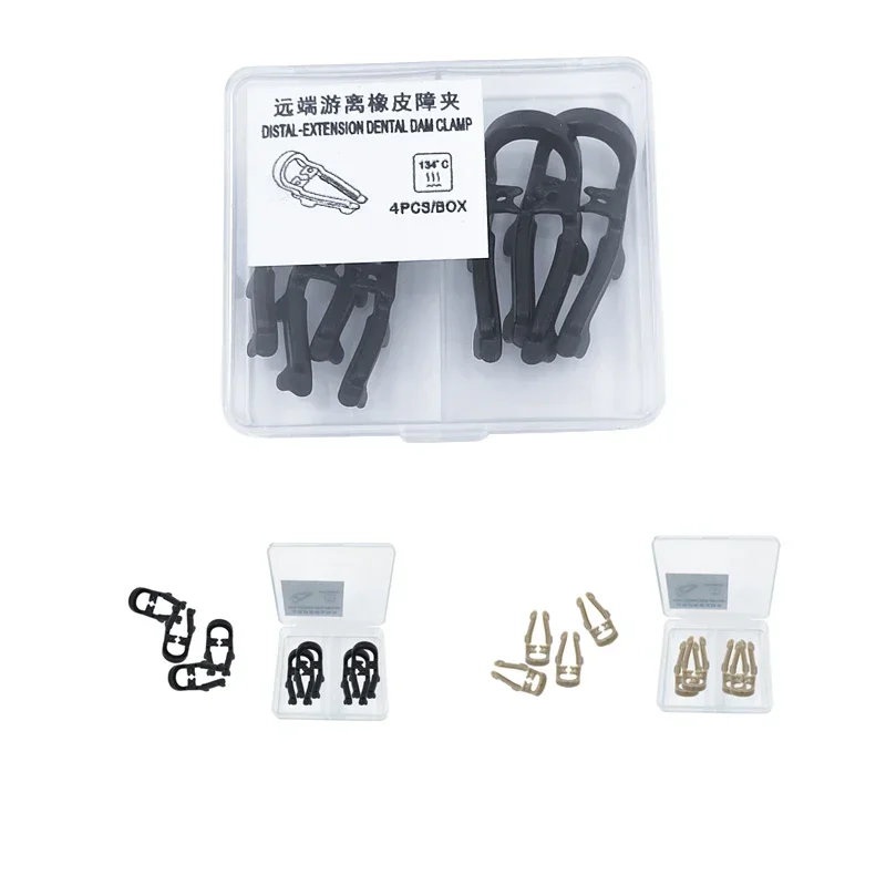 

Distal Extension Premolar Rubber Dental Dam Clamp Rubber Barrier Clip Resin Clamp Long Short Dentistry Teeth Repair Tools