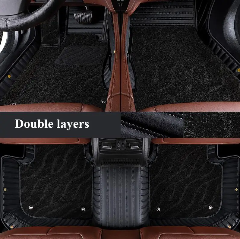 

Высококачественные специальные автомобильные коврики на заказ для Mercedes Benz EQA 350 2026-2022, водонепроницаемые двухслойные ковры для EQA350 2025