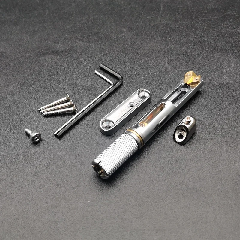 

Подходит для безголовой электрогитары, одиночный комплект седла, безголовая электрогитара, мостовая хвостовая пластина с гаечным ключом,