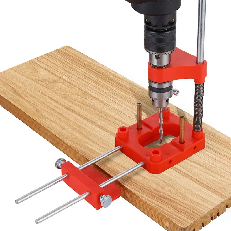 Woodworking Drilling Positioner Hand Tools Portable Adjustable Auxiliary Woodworking Tools and Accessories Mini Drill Set