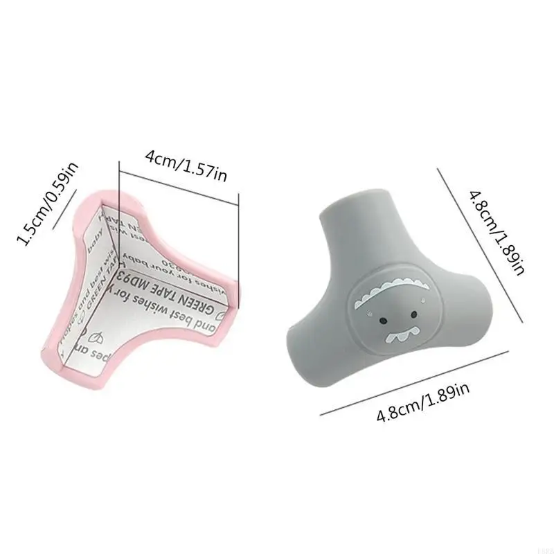 حماة سلامة الطفل الجدول ركن حافة غطاء للحماية لسلامة الطفل الأطفال المضادة للتصادم الحافة والزاوية 4 قطعة L8RB #6