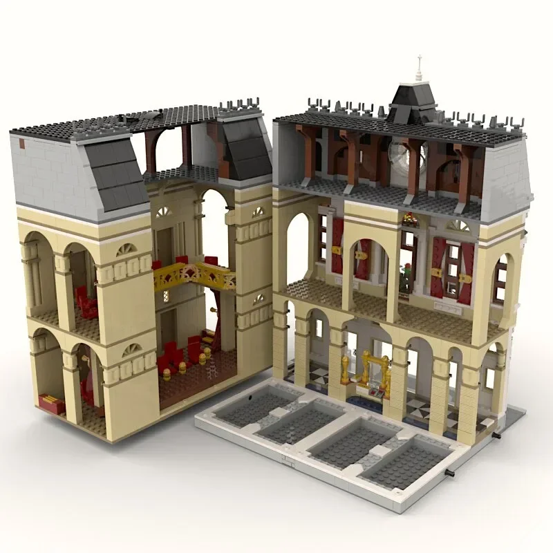 MOC-98927 Street View Modulair De Koninklijke Opera Gemonteerde Splicing Brick 6633 Onderdelen Bouwsteen Kinderverjaardag Aangepast speelgoedcadeau