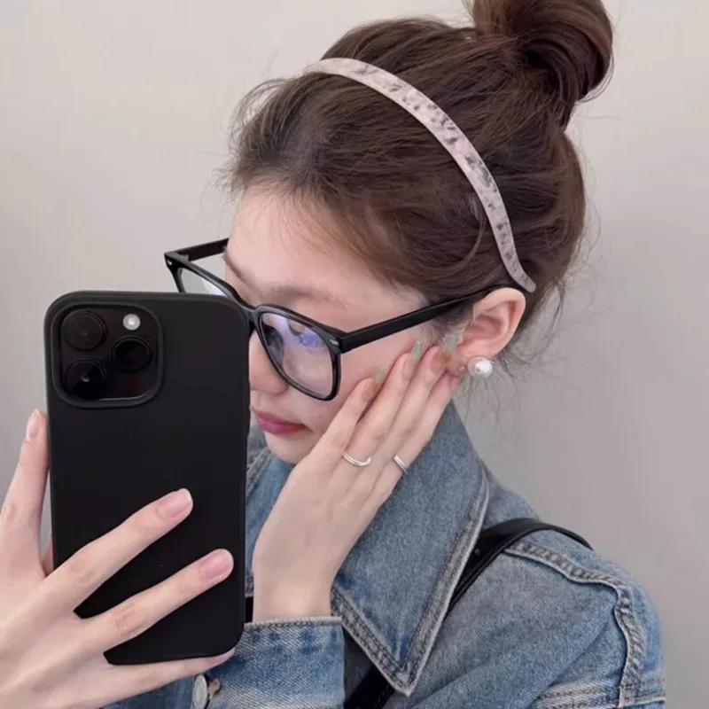 1 قطعة السيدات غير يثبت الأذن العظام إكسسوارات الشعر حمض الخليك عقال عقال الراقية هيرباند الفتيات 2025 صيف جديد أنيق