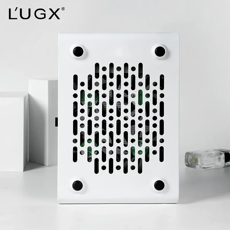 LUGX Hot Sale 70W Strong Cordless Recargable Nail Dust Collector Machine Professional Rechargeable Nail Vacuum Cleaner