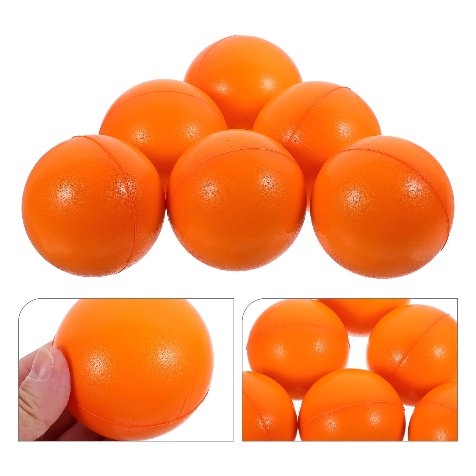 

12 Pcs Foam Sponge Pressure Ball Stress Balls Squeeze Fidget Toy Relief Polyurethane (PU Also Called Sponge) Toys for Releasing