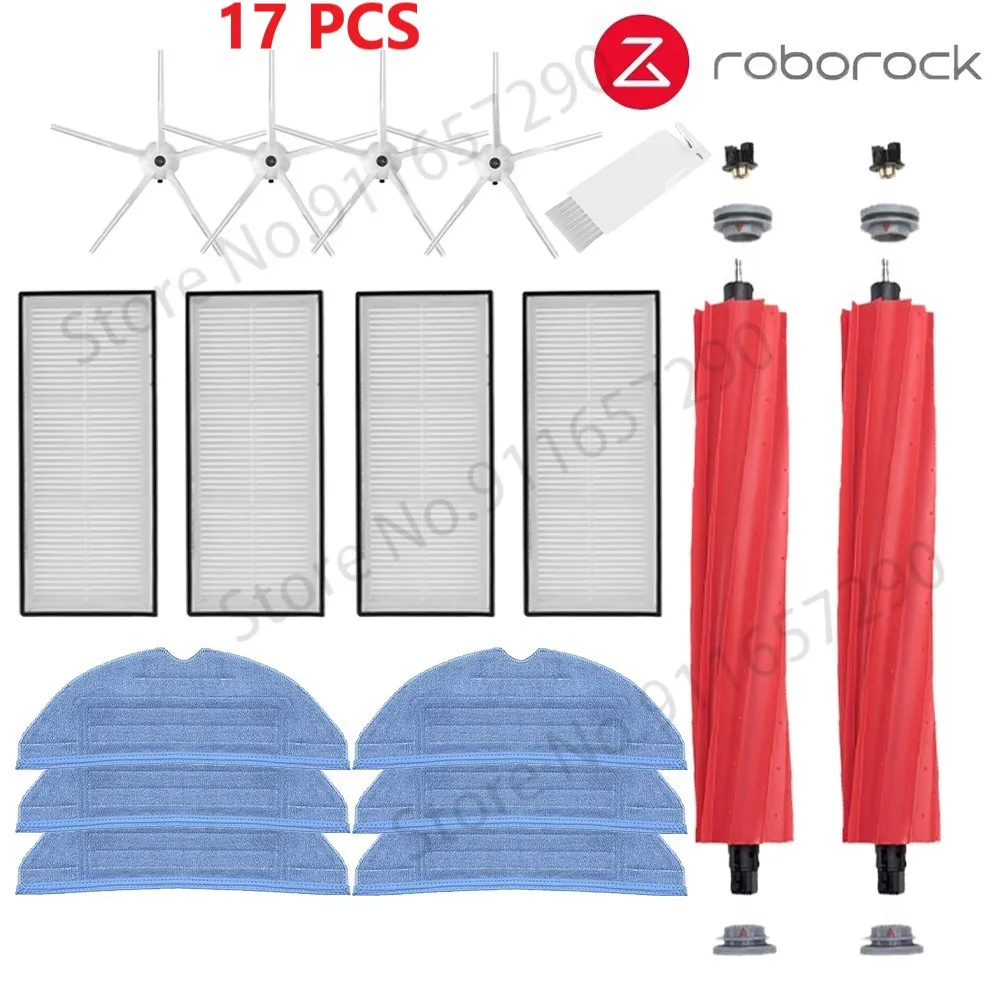 Roborock S7 S70 S75 S7Max S7MaxV T7S Plus Hauptbürste Hepa-Filter Mopps Ersatzteile Roboter-Staubsauger Zubehör