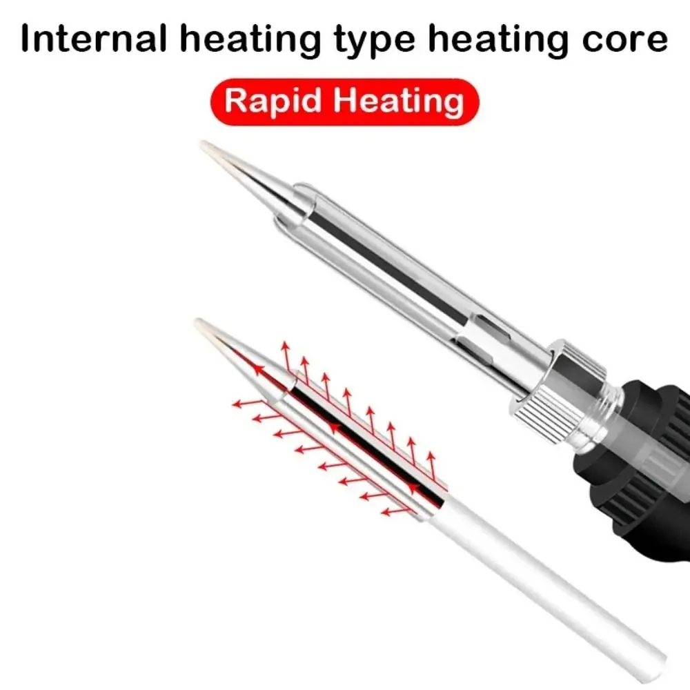 EU Plug Soldering Iron Kit Multimeter Adjustable Temperature Electronic DIY Kits Hot Pen Professional Soldering Iron