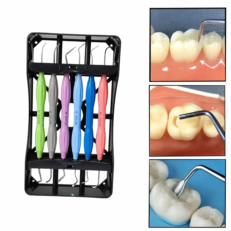 

1Pc Dental Composite Resin Filling Spatula Aesthetic Restoration Dental Material Silicone handle Dentist Tool Restoration