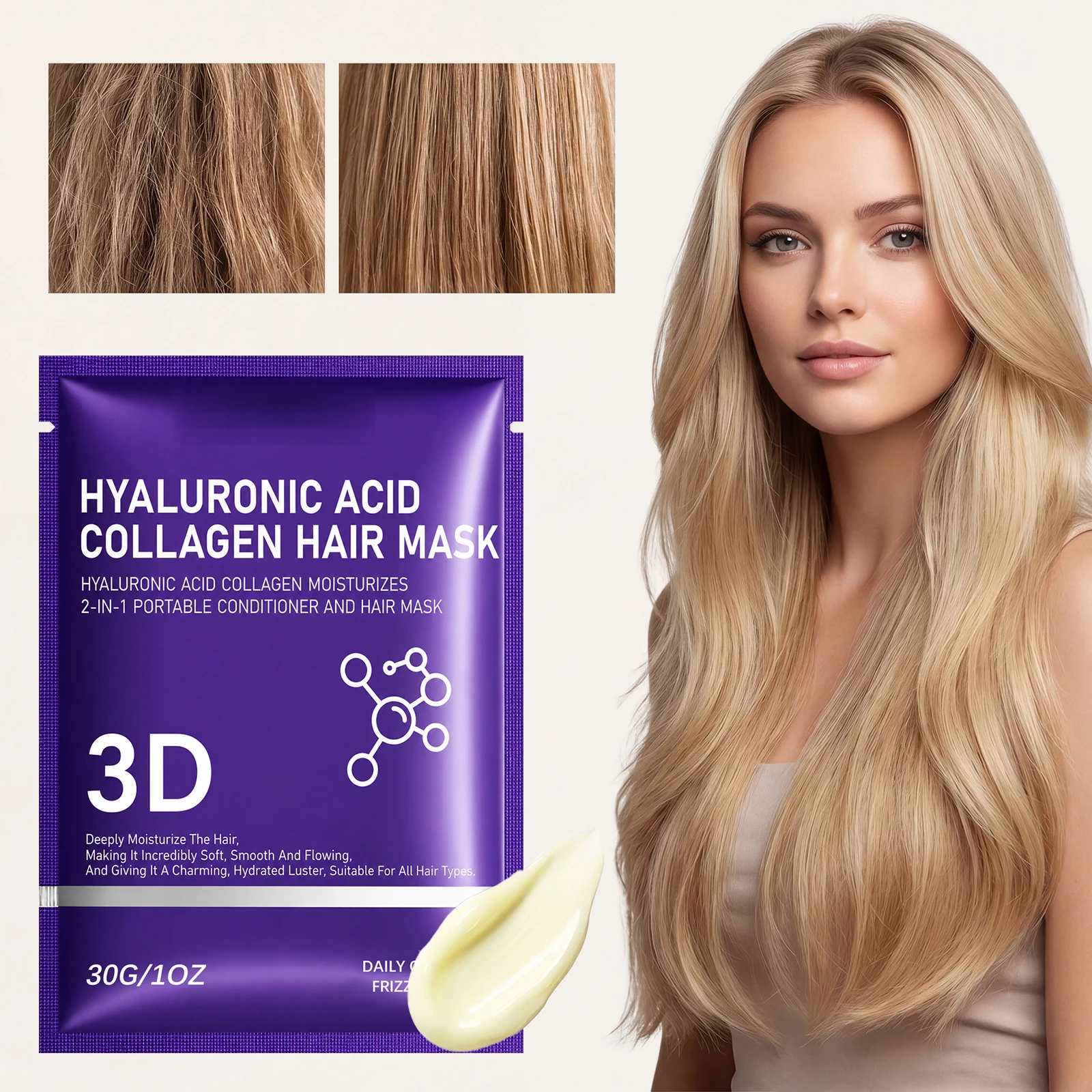 Collagen Hyaluronic Acid Nouri - огляд і ціна Deep Conditioner Mask