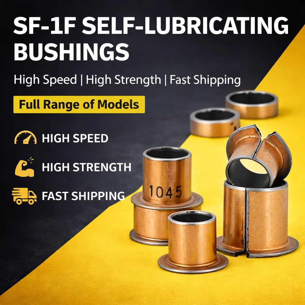 5x7x8 5x7x6 4x6x4 4x6x5 4x6x6 4x6x8 5x7x5 5x7x10 6x8x4 6x8x5 SF-1F Oil-Free Self-Lubricating Copper Bushing