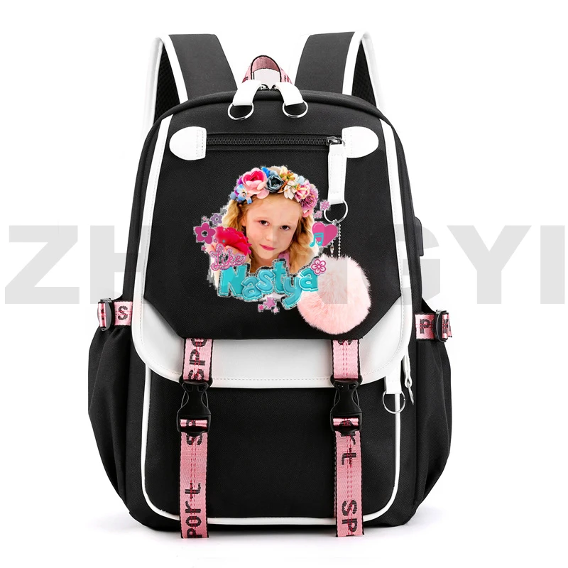 Hot Women Russia Like Nastya Backpacks Casual Travel Children School Bags Fashion Trend Large Capacity Anime Like Nastya Bookbag