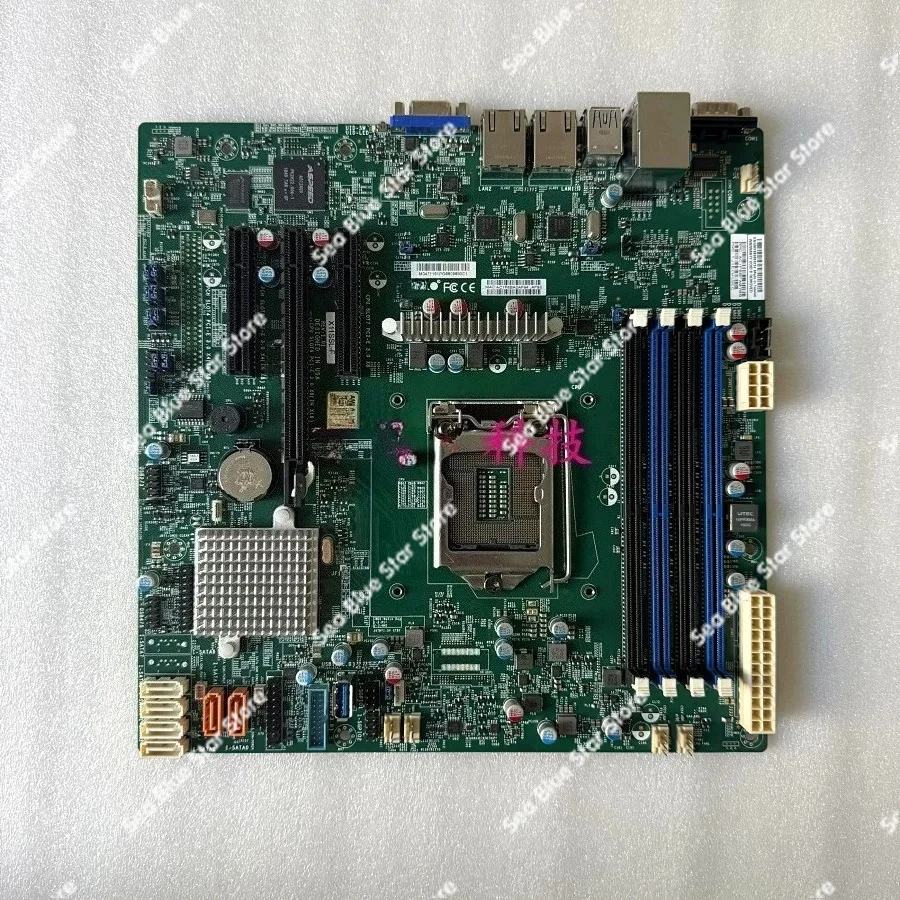Industrial control main board X11SSL-F server main board Support Intel E3-1200V5 1151 pin CPU used disassembly main board
