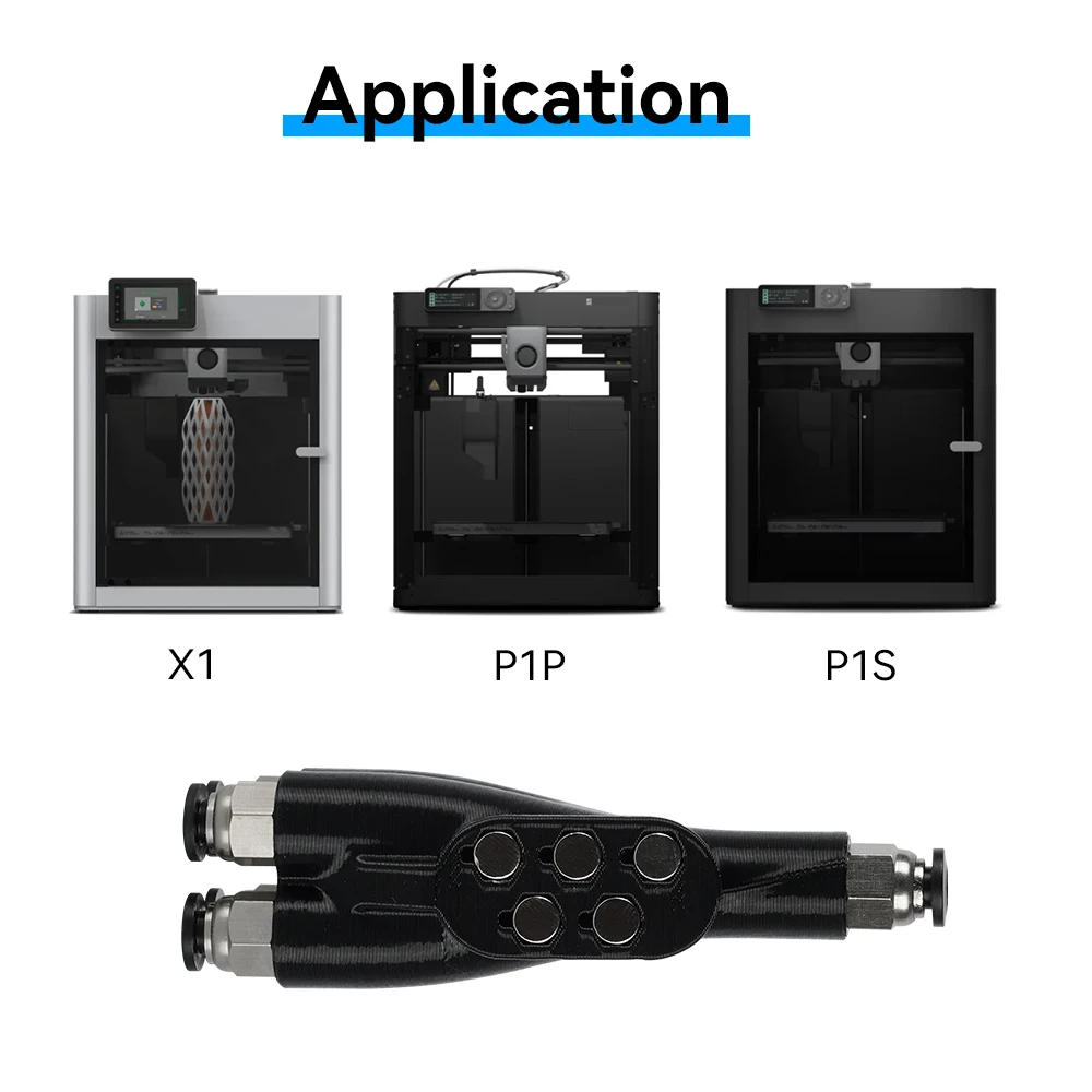 ل بامبو مختبر AMS موصل 4 في 1 PTFE محول الأنابيب توسيع ميناء 4 تغذية متعدد الألوان ل Bambulab X1 X1C P1P P1S A1 A1mini #5