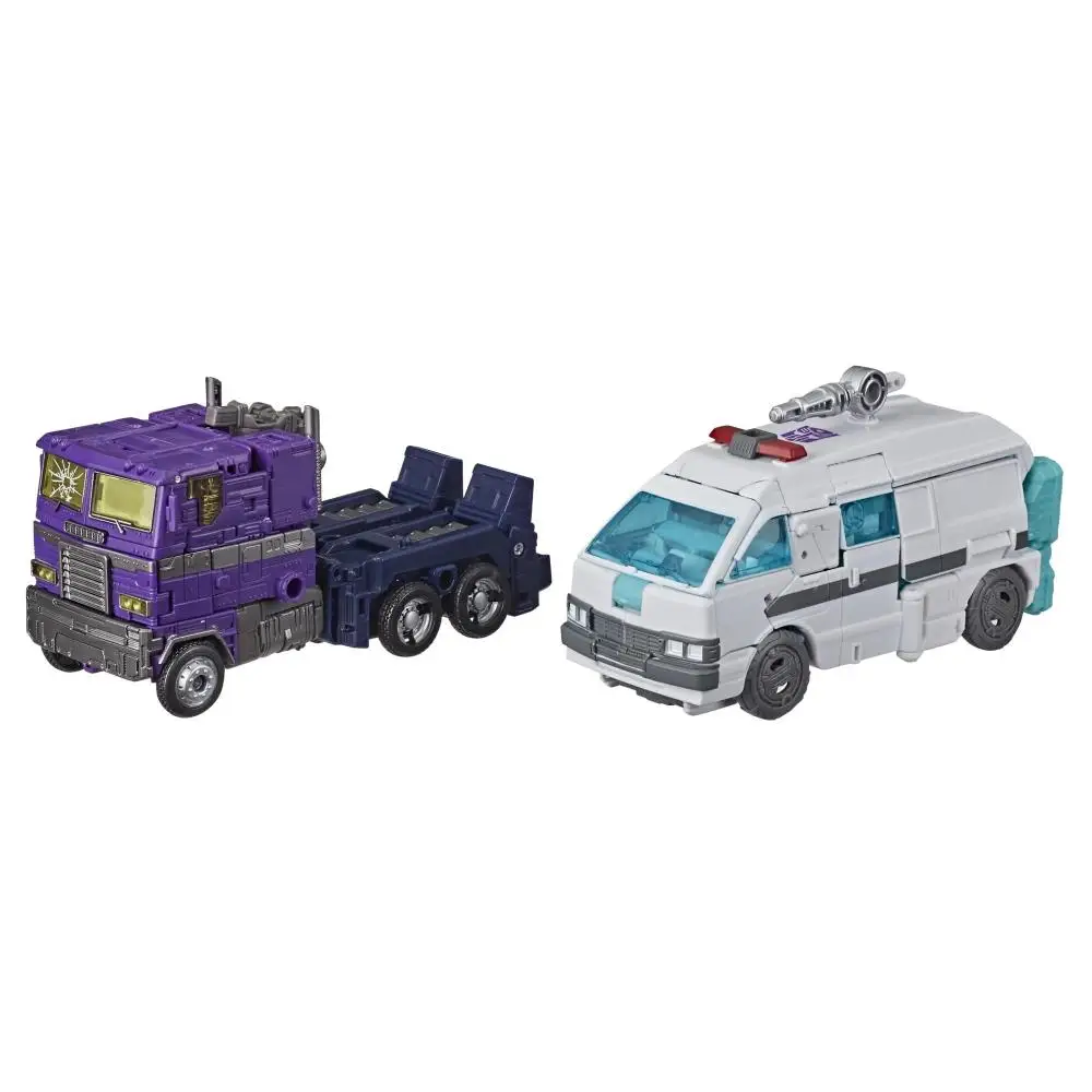 Transformers Generations Selects Wfc-Gs17 Shattered Glass Ratchet and Optimus Prime, War for Cybertron Deluxe Action Figure