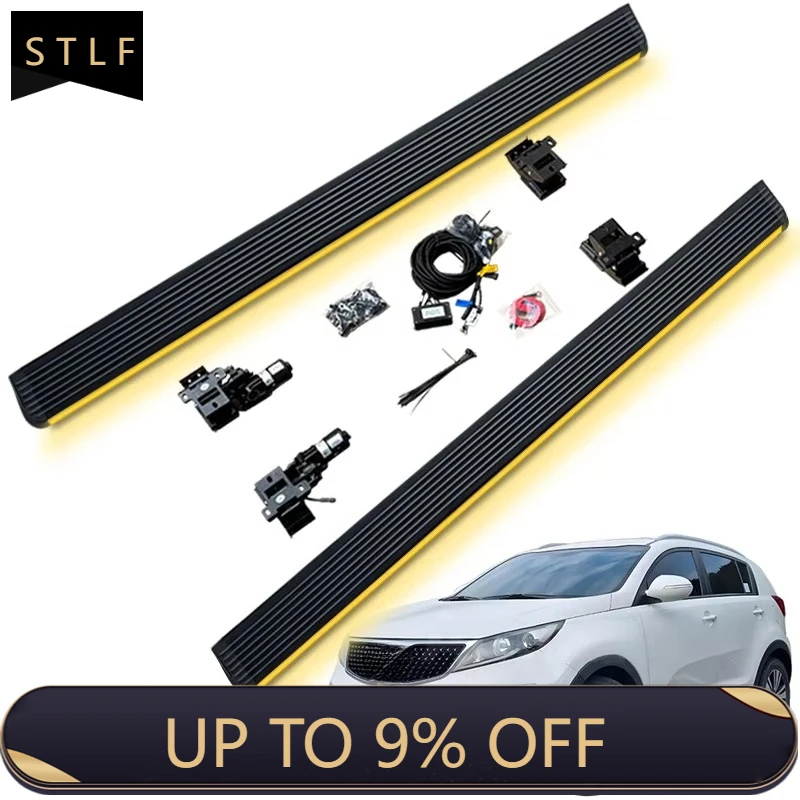 

Electric Running Boards Heavy Duty Automatic Power Side Step LED Light For Sportage R 2010-2017 2018+ with Carry Bag