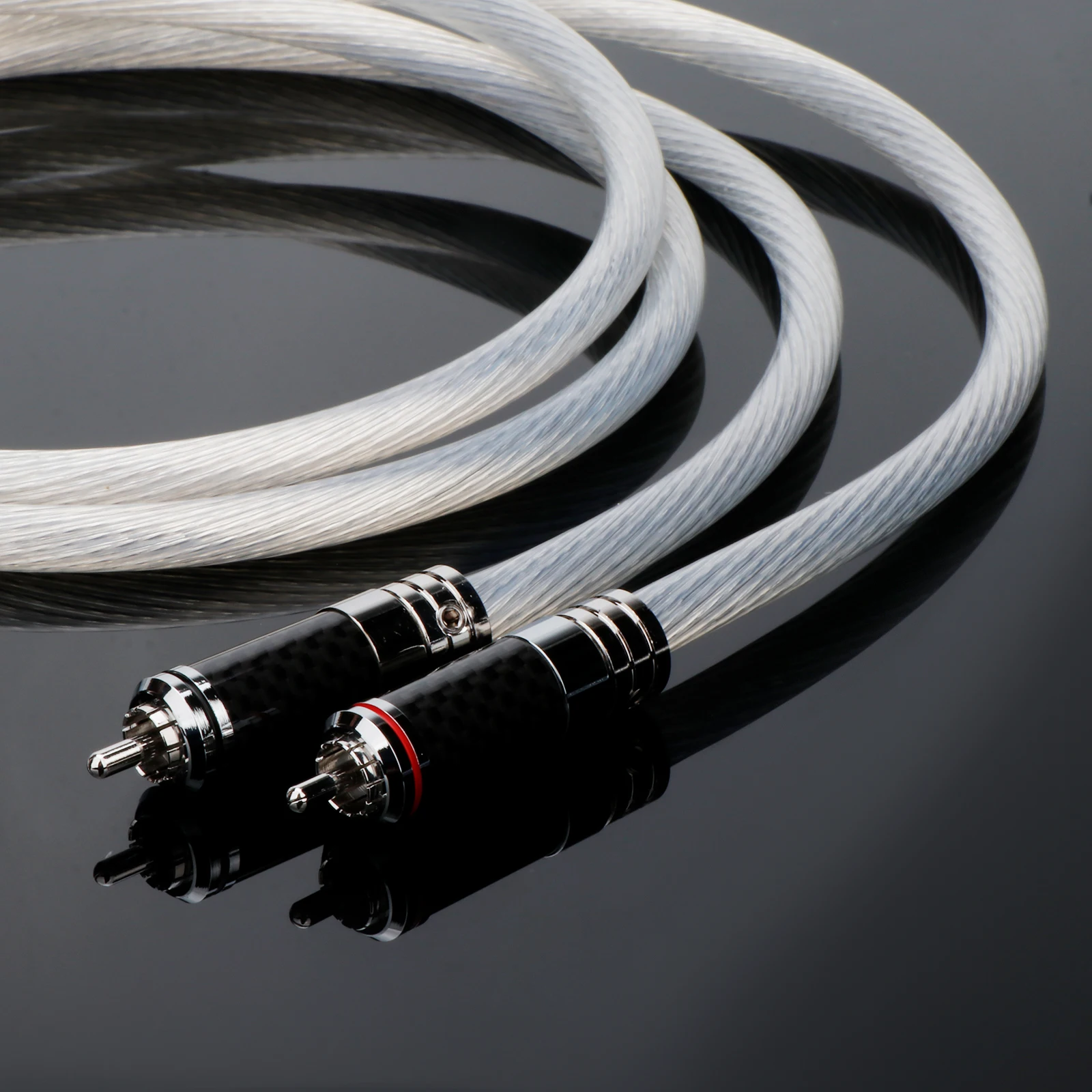 زوج كابل تمديد سلك RAC إلى XLR occ كابل إشارة مطلي بالفضة كابل ربط الصوت عالي الجودة كابل الصوت