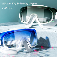 Anti Fog Swimming Goggles HD Waterproof Large Frame High Quality Swimming Glasses for Adults Pool Sports Swimming Goggles