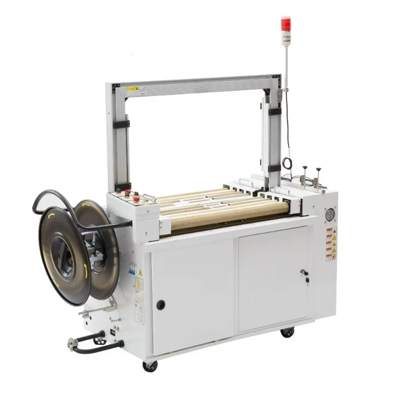 

Industrial Fully Automatic Strapping Machine for Carton Packing Line Box Strapper Warehouse Custom
