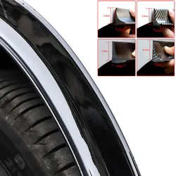 2/3.5/4.5CM*1.5M Car Wheel Arch Bumper Anti-Collision Strip Rubber Universal Anti-Scratch Protection Strip Bumper Trim Accessory