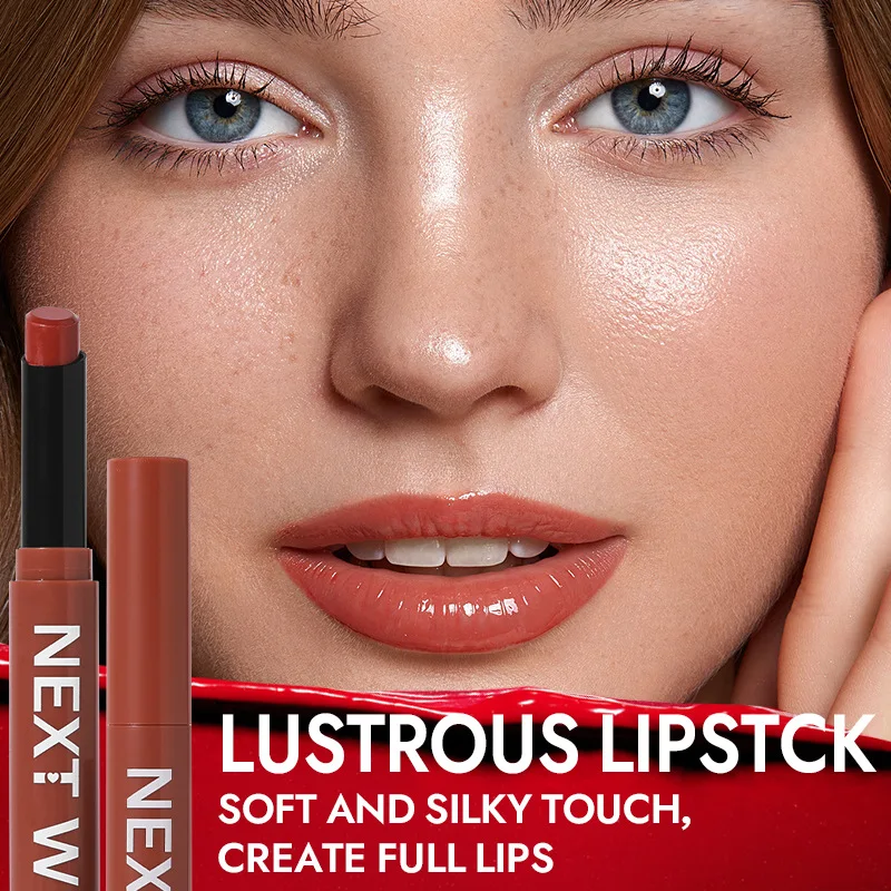 อายไลเนอร์ให้ความชุ่มชื้น 12 สีและปากกาไลเนอร์ริมฝีปากพร้อมปลายเอียง หมุนได้ เคลือบด้าน และปากกาลิปปากกาแสดงสีสดใส