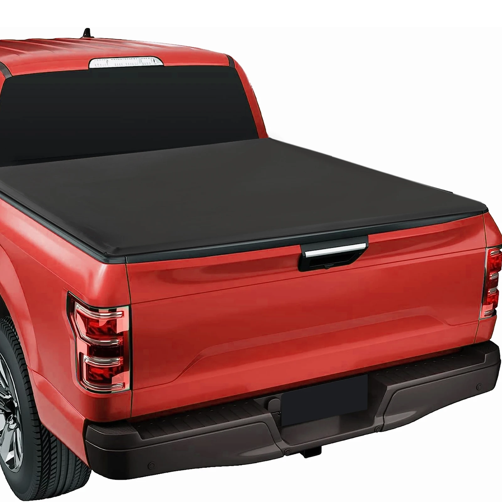 5.8FT Soft Roll-Up Tonneau Cover Truck Bed For 2007-2023 Silverado Sierra 1500, truck accessories , pickup truck accessories