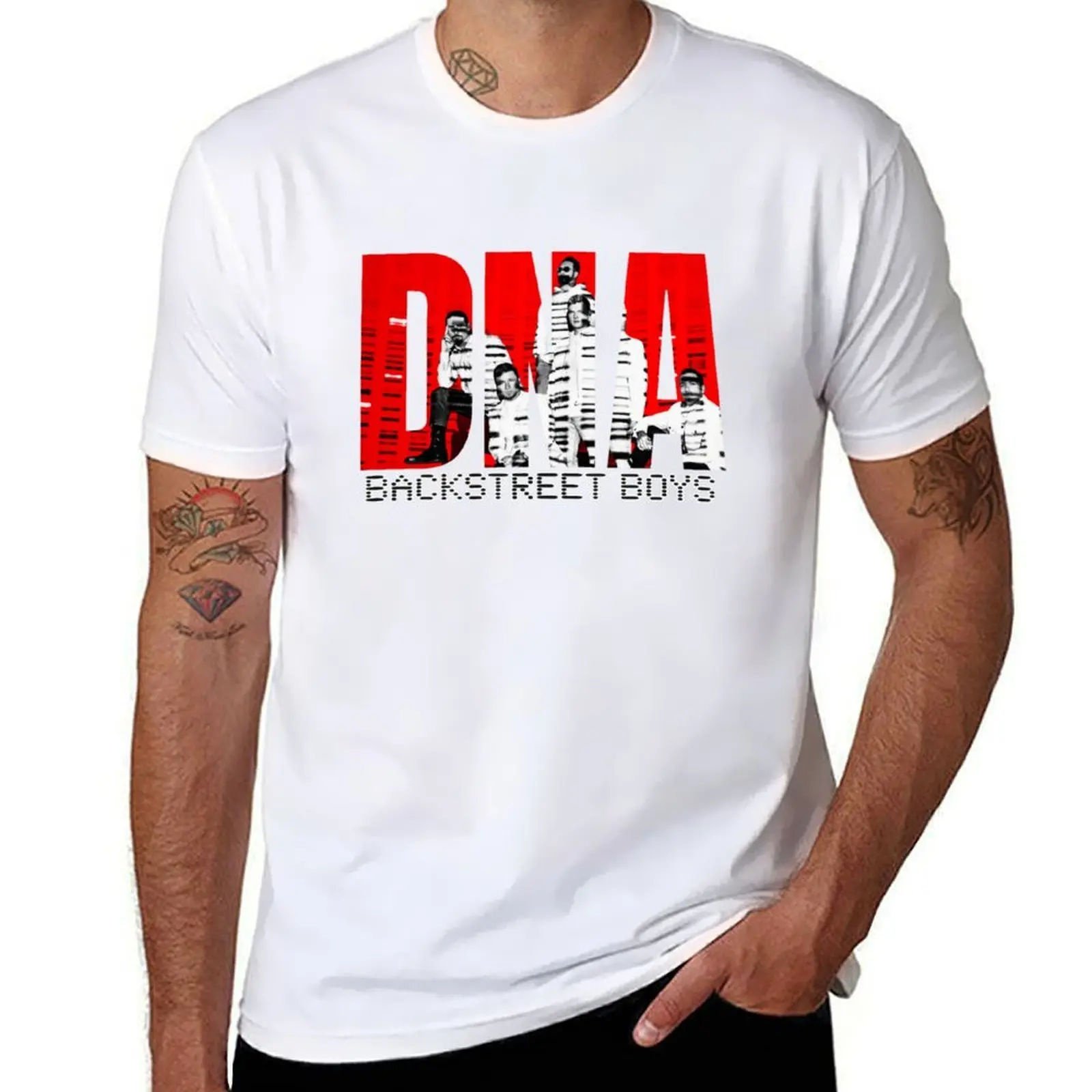 

BackStreet BoysT- T-Shirt t shirts for man pack white cotton tshirt 100% T-Shirt