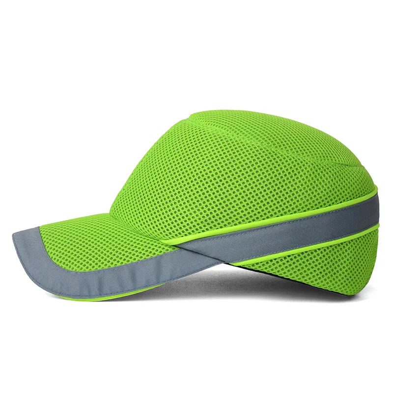 Work Safety Protective Helmet Bump Cap Hard Inner Shell Baseball Hat Fluorescent for Work Factory Shop Carrying Head Protection