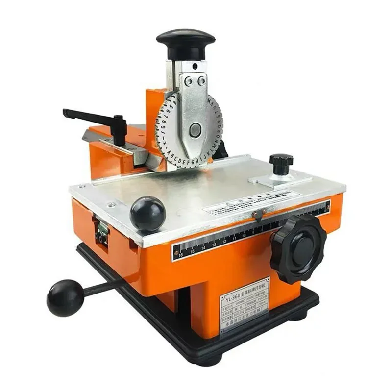 New Semi-automatic Engraving Machine, Steel and Aluminum Alloy Nameplate Metal Identification  Engraving Label and Marking
