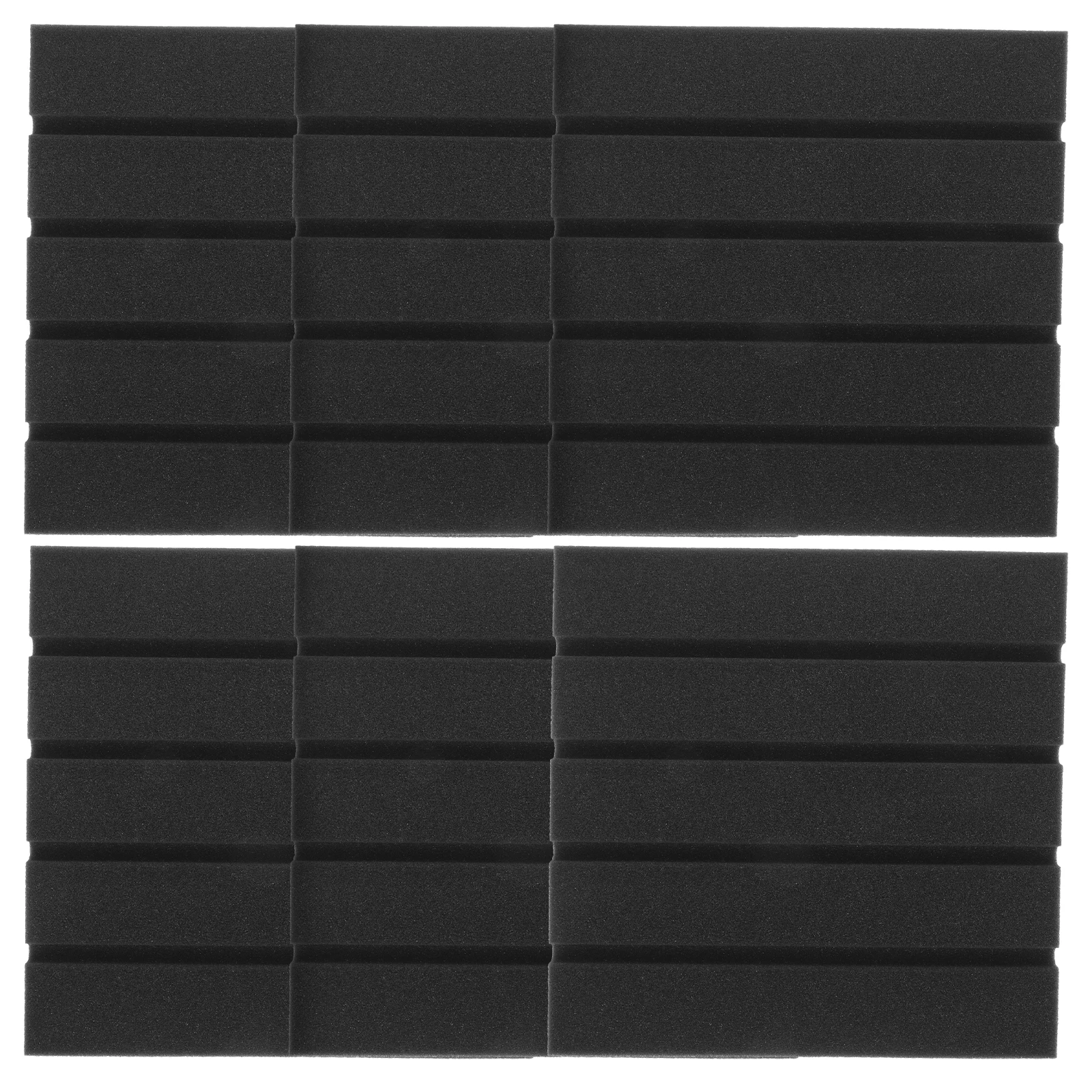 

6pcs Sound Absorbing Cotton Flame-Retardant Sound Isolation Panels Acoustic Soundproofing Material For Music Rooms Recording