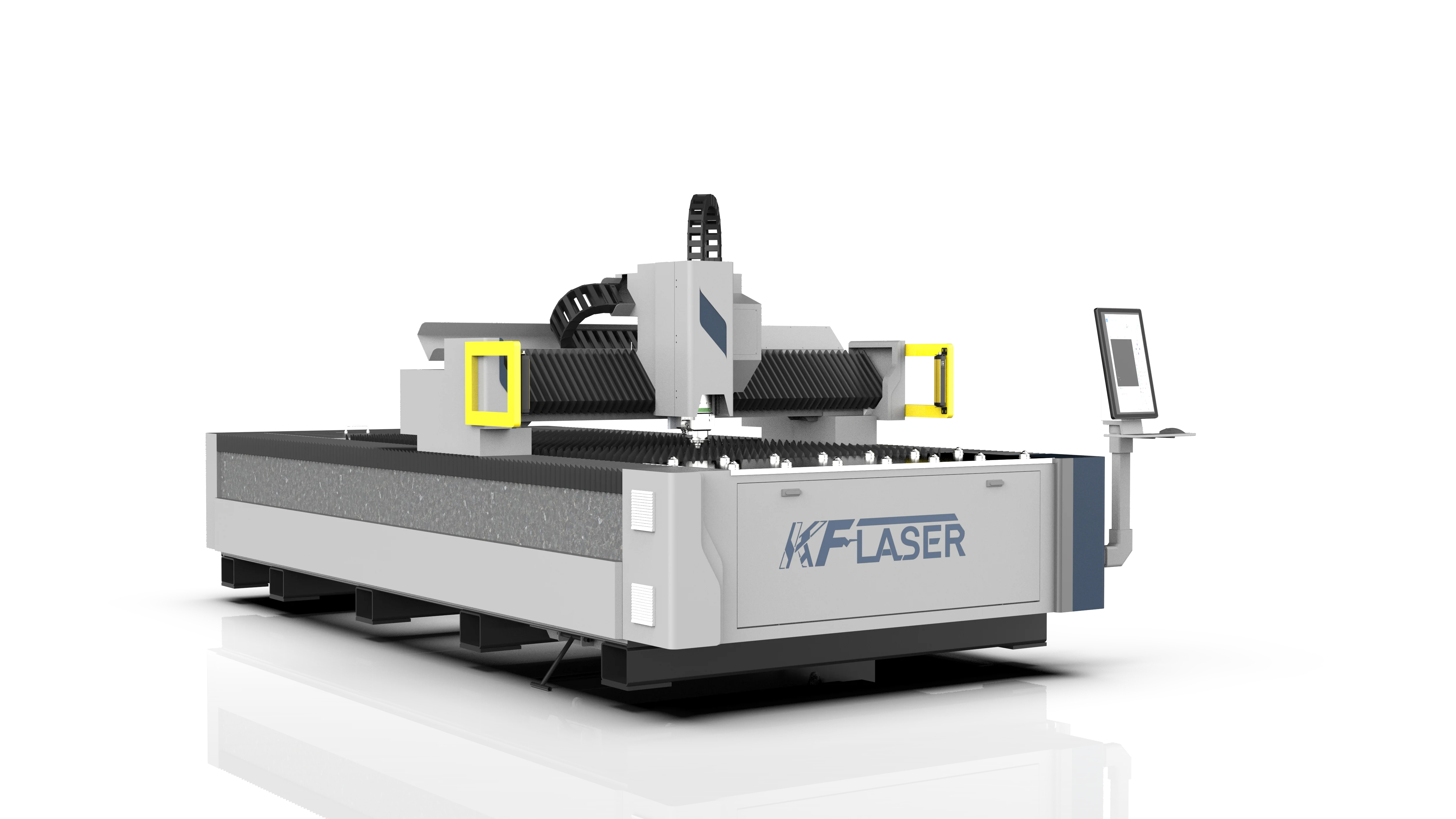 Jinan KF laser Высокая мощность 1530 Станок для лазерной резки металла с ЧПУ и волокном 12000 Вт для углеродистой стали, алюминия, мрамора в продаже