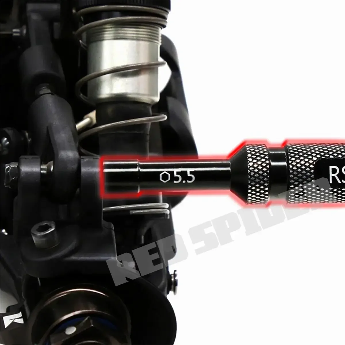 新しい 5/5.5 ミリメートルソケットレンチスクリュードライバー金属六角ナットキーツールドライバーハンドル HUDY 170005   RC カー ボート ドローン クアッドコプター