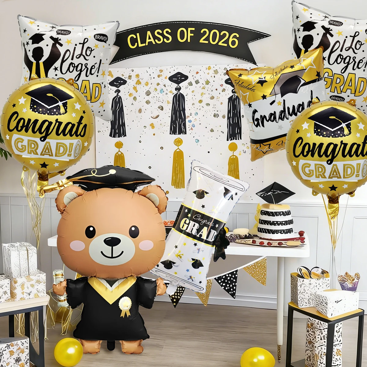 7Pcs Graduation Doc…